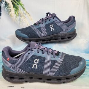 On Running Athletic Shoes - Navy and Light Blue